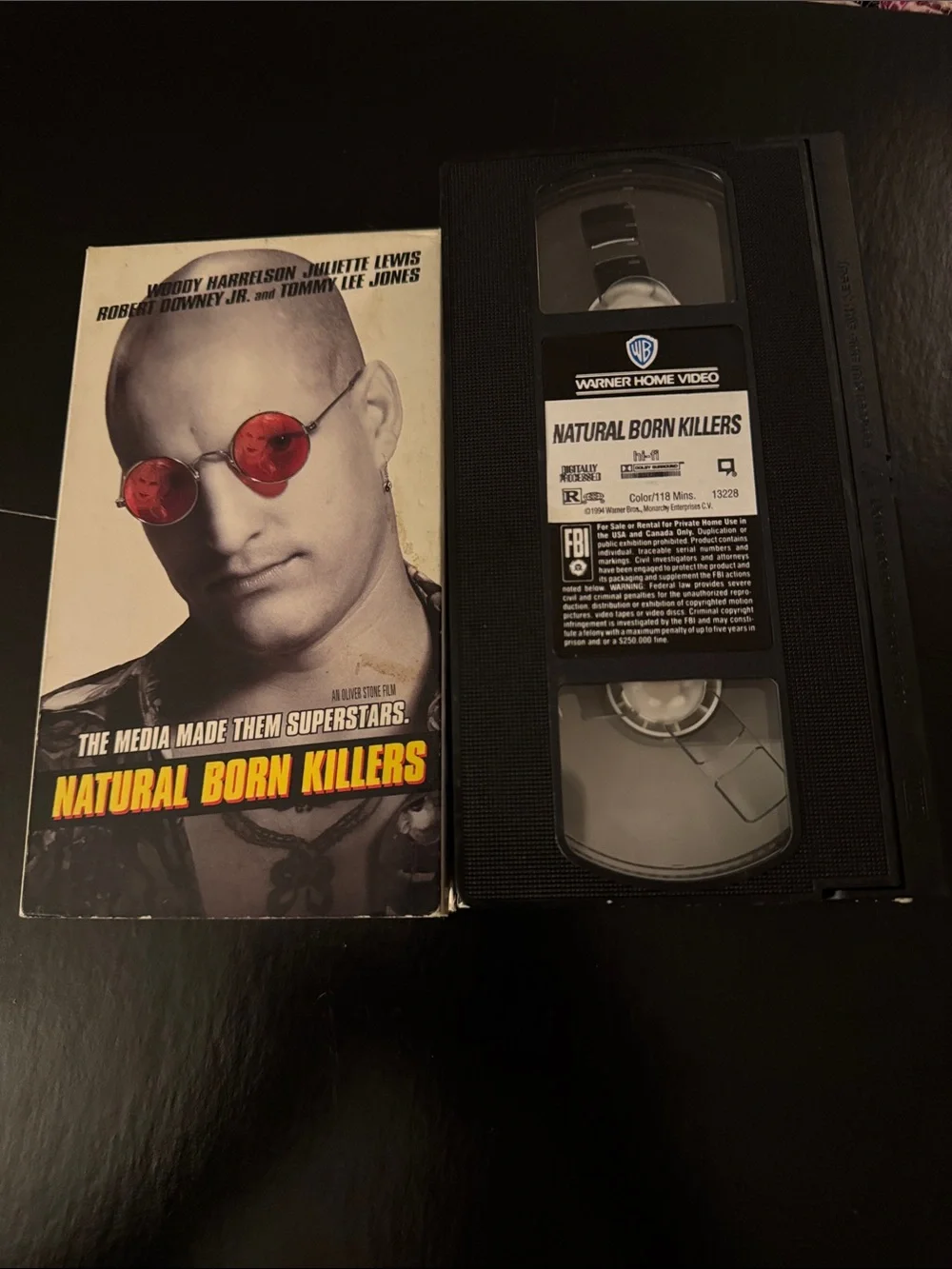 Natural Born Killers & Strange Days Movie VHS 📼 Duo - Juliette Lewis action film